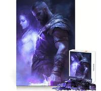 Serment du Guerrier︰ Lien Éthéré Puzzle 1000 Pièces pour Adolescents Exercice Mental Détente Apaisant Bords Définis Cadeau de Noël (38x52cm)