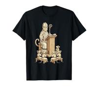 Sermon de l'évêque du Chat aux Souris, oeuvre de Satire T-Shirt