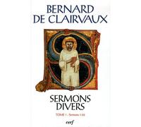 Sermons divers - tome 1 Sermons 1-22 (1)