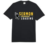 Sermon Loading Pasteur Prêchant Ministre Culte Clergé Comfort Colors Adult Heavyweight T-Shirt