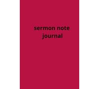 sermon note journal