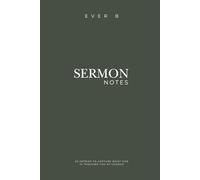 Sermon Notes: 52 Entries to Capture What God is Teaching You at Church (Green)
