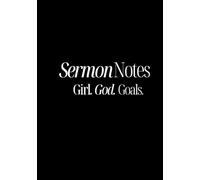 Sermon Notes: Christian girl journal for church notes