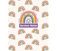 Sermon Notes: Church Sermon Journal, Notebook for Sermon Notes, Church Notebook, Christian Sermon Journal to Record and Remember Sunday Church Notes - Christian Gifts for Women & Teen Girls (Rainbow)