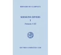 Sermons divers - tome 1 Sermons 1-22 (1)