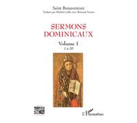 Saint Bonaventure – Sermons dominicaux, Volume 1 – Broché – L'Harmattan