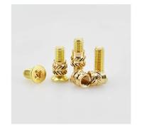 SeroNi 10-20 pièces en laiton fileté à chaud écrou d'insertion et jeu de boulons à vis M2 M2.5 M3 M4 M5 M6 moleté thermofusible ordinateur portable écrou d'insertion imprimante 3D nut(Countersunk Head