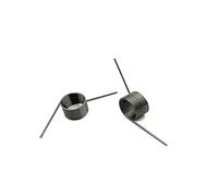 SeroNi 10 pièces Ressort en V, Petit Ressort de Torsion de diamètre de Fil de 0.3, Ressort en épingle à Cheveux, Ressort de Torsion de Torsion de 180/120/90/60 degrés,(3 laps 90 Degrees,2.5MM_0.3MM)