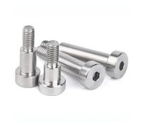 SeroNi 2/10 pièces 304 M3 M4 M5 M6 M8 en acier inoxydable, vis à épaule à douille hexagonale, roulement à rouleaux, boulon à vis(M5 D6X6 5PCS)