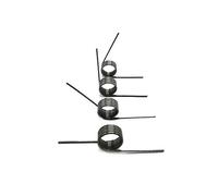 SeroNi Petit Ressort de Torsion en V, 10 pièces, épingle à Cheveux, Ressort de Torsion 180/120/90/60 degrés, diamètre du Fil 0.8mm(9 laps,8MM_90 Degrees)