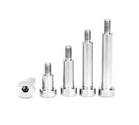 SeroNi Vis à épaule M2 M2.5 M3 M4 304 A2 en acier inoxydable, douille hexagonale, roulement à rouleaux à épaule, boulon, 10 pièces(4mm,10PCS D2.5-M2)