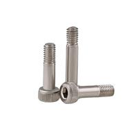 SeroNi Vis à tête creuse hexagonale partiellement filetée, Grade 12.9, demi-dent, filetage à épaule, boulon nickelé/noir, 20 pièces(Ni-plated,12MM_M2(20PCS))