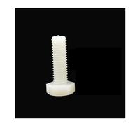 SeroNi Vis à tête hexagonale Externe isolée en Plastique, Nylon Blanc élevé, M3 M4 M5 M6 M8 M10 M12 M14 M16 DIN933, 1 à 10 pièces(35mm,1pc M16)