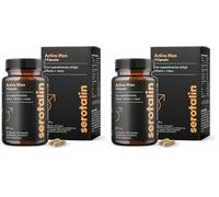 serotalin ACTIVE MEN Maca T-Gélules pour hommes actifs | Fenugrec avec Shilajit, L-Citrulline, Maca noire & Tribulus | Végan & Made in Germany | 60 gélules (Lot de 2)