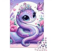 Serpent 1000 Morceaux Papier Écologique Casse-tête Amateurs Puzzle Entraînement Cérébral Facile Nettoyer Niveau Difficulté Équilibré 70x50cm/1000pcs