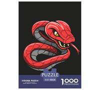 Serpent 1000 Pieces Puzzle pour Adulte Jeu Éduchatif Défi De l'art De La DécoRation Moderne Adultes Et Enfants Dès 14 Ans 38x26cm/1000pcs