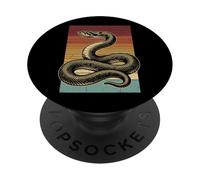 Serpent À Nez Retroussé Herpétologie Vintage PopSockets PopGrip Adhésif