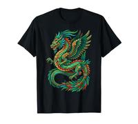 Serpent à Plumes aztèque Maya Dragon Mythologie Mexicaine T-Shirt