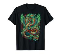 Serpent à Plumes aztèque Maya Dragon Mythologie Mexicaine T-Shirt