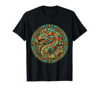 Serpent à Plumes aztèque Maya Dragon Mythologie Mexicaine T-Shirt