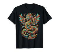 Serpent à Plumes aztèque Maya Dragon Mythologie Mexicaine T-Shirt