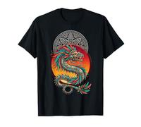 Serpent aztèque à Plumes Dragon mythologie Mexicaine Maya T-Shirt