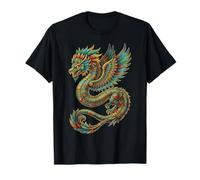 Serpent aztèque à Plumes Dragon mythologie Mexicaine Maya T-Shirt