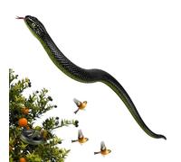 Serpent Blagueur Jouet Farce Réaliste Taille Réelle | Effraie Oiseaux Écureuils Pour Extérieur Jardin Pelouse Terrasse Balcon Cour Parc