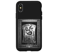 Serpent brandissant la déesse de Smiss Ancient Archaeology Relic Coque pour iPhone X/XS