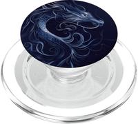 Serpent céleste Celtique médiéval Dragon PopSockets PopGrip pour MagSafe