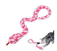 Serpent d' à chat | Jouet de simulation interactif | Jouets à mâcher pour chat, jouet en peluche douce, jouet d'enrichissement pour chat pour exercice d'intérieur pour chaton