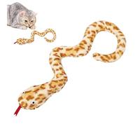 Serpent d' à chat pour chats | Jouet à mâcher à l' à chat | Jouet de dentition pour chat en peluche douce, jouet d'enrichissement pour chat pour exercice d'intérieur pour chaton