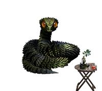 Serpent de Bureau 3D - Modèle Animal imprimé Flexible, Figurine de Collection Mobile avec Design réaliste | Décoration de Jouet éducatif Unique pour, Adolescents, Adultes, Chambre, cri