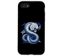 Serpent de Domination Tigre Blanc Hybride Coque pour iPhone SE (2020) / 7/8