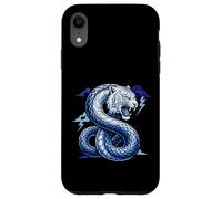 Serpent de Domination Tigre Blanc Hybride Coque pour iPhone XR