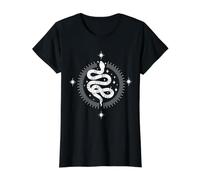 Serpent de Tarot sorcière Dark Academia Esthétique Céleste Boho T-Shirt Graphique avec Valeur