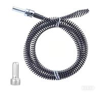 Serpent de vidange à ressort avec connecteur de perceuse électrique pour égout, cuisine, salle de bain (1,5 m)