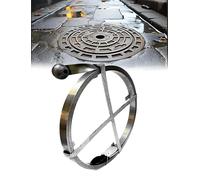 Serpent de vidange d'égout robuste for l'extérieur, tige de nettoyage de conduite d'égout, kit de tiges d'égout d'épaisseur 2,5 mm for les blocages de conduites(2500x4cm/985x1.6")