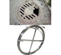 Serpent de vidange d'égout robuste, outil de débouchage de trou d'homme d'eaux usées, déboucheur de canalisation industriel, for trou d'homme et tuyaux d'eaux(L 20m W 2in)