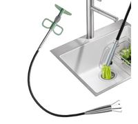 Serpent d'évacuation de douche | Tarière de vidange de salle de bain à 4 griffes | Fournitures d'épilation pour les propriétaires, les gestionnaires immobiliers, le personnel d'entretien, la salle de