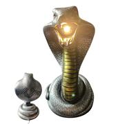 Serpent d'Halloween - Veilleuse LED en forme de serpent effrayant | Lampe décorative d'éclairage exquis pour table de chevet, étude, dortoir, bureau, décoration de chambre, fête d'Halloween, lumière