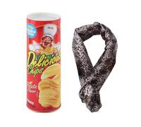 Serpent en Une Seule Farce pour, Farce de Serpent - Serpent réaliste de Chips de Pommes de Terre Peut surprendre - Jouets Amusants pour Halloween, bâillons anxieux et hilarants pour fête du