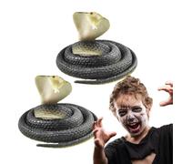 Serpent Factice pour Jardin 2 Pièces Serpents Réalistes Effrayants Farce