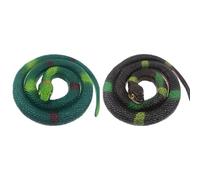 Serpent,Fake Python,Serpent Jouet,Serpent en Caoutchouc, Lot de 2 faux serpents en caoutchouc de 70 cm, Serpents en Caoutchouc Réalistes Grand,Halloween Réaliste en Caoutchouc Souple Faux Serpent