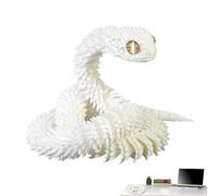Serpent Fidget Figure - jouet animal mobile, sculpture serpent réaliste | Modèle de serpent joints portables avec segments flexibles pour le jeu de jeu, accessoires drôles, moment