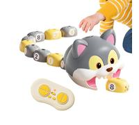 Serpent Frénésie Rechargeable Drôle STEM De Chat Et Souris Avec Lumière | Chat-Souris Réalistes Pour Adultes Garçons Filles Maison Camping École Gris