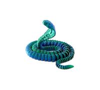 Serpent Imprimé 3D Animaux pour Imprimante 3D Cobra Articulé pour Bureau Maison Décoration de Bureau Exécutif Cadeaux Fantaisie Surprise-Laser Green||55cm/21.7in