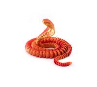 Serpent Imprimé 3D Animaux pour Imprimante 3D Cobra Articulé pour Bureau Maison Décoration de Bureau Exécutif Cadeaux Fantaisie Surprise-Laser Red||55cm/21.7in