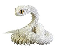 Serpent imprimé en 3D 12 pouces Animaux imprimés en 3D Jouet de serpent à articulation flexible avec veilleuse Jouets arc-en-ciel pour la décoration de bureau à domicile Jouets bureau Amis anima