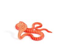 Serpent Imprimé en 3D Animaux Fidget Serpent Géant 50.5/19.88in pour Soulagement du Stress Bureau à Domicile Décoration de Décompression-Laser Red & Gold